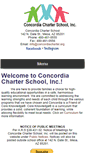 Mobile Screenshot of concordiacharter.org